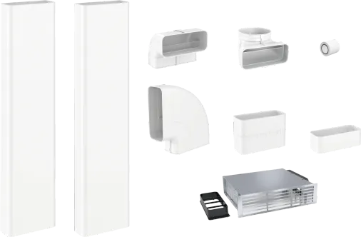 Miele Ploché odťahové potrubie na cirkuláciu pre KMDA 7272-1 / 7473-1 / 7676-1 / 7876-1