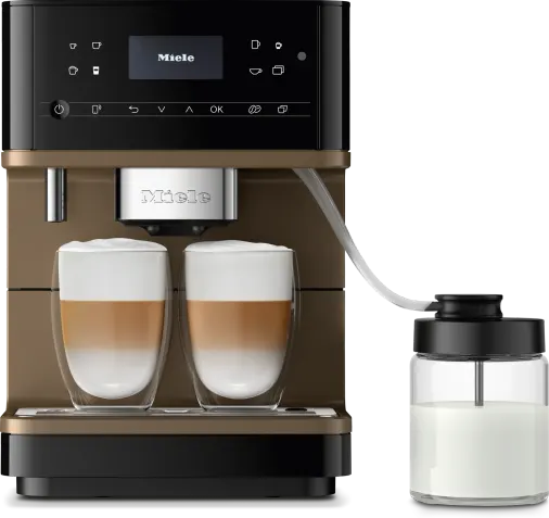 Miele CM 6360 MilkPerfection Obsidiánová čierna. BronzováPF