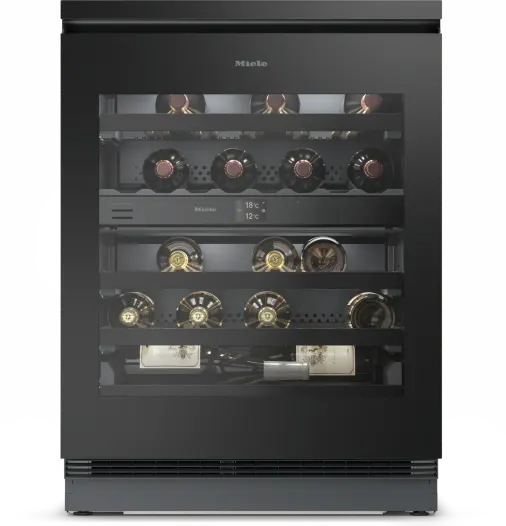 Miele KWTUS 7074 F Obsidiánové čierne sklo