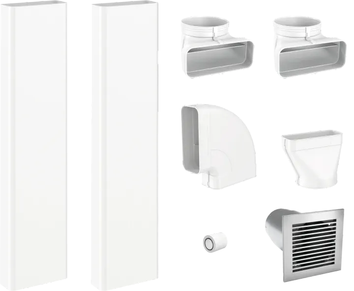 Miele Sada plochého odťahového potrubia pre odťahovú prevádzku pre KMDA 7272-1 / 7473-1 / 7676-1 / 7876-1