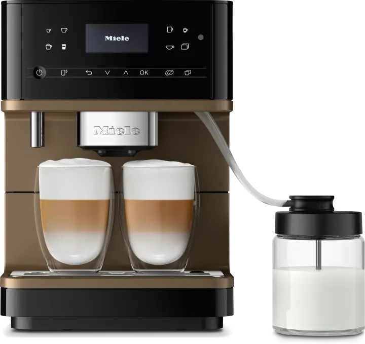 Miele CM 6360 MilkPerfection Obsidiánová čierna. BronzováPF