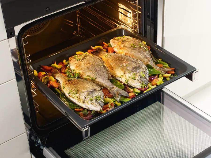 Miele Originálne plnovýsuvy FlexiClip s úpravou PerfectClean značky Miele v interiéri