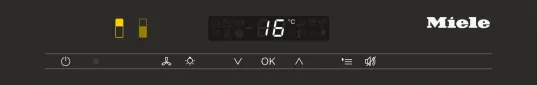 Miele KWT 6422 iG-1 Obsidiánové čierne sklo – ovládací panel