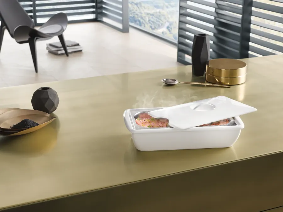 Miele Servírov. misa vhodná pre naparov. misky – detail – foto 3