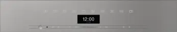 Miele H 7464 BP Grafitová sivá – ovládací panel