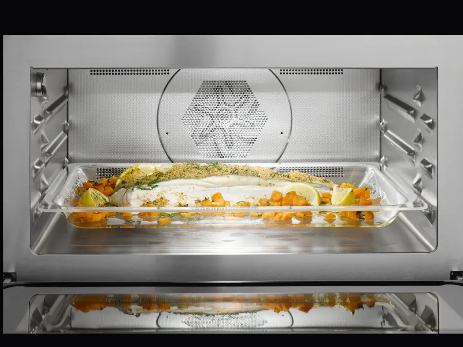 Miele Originálna sklenená tuková tácka Miele – detail – foto 4