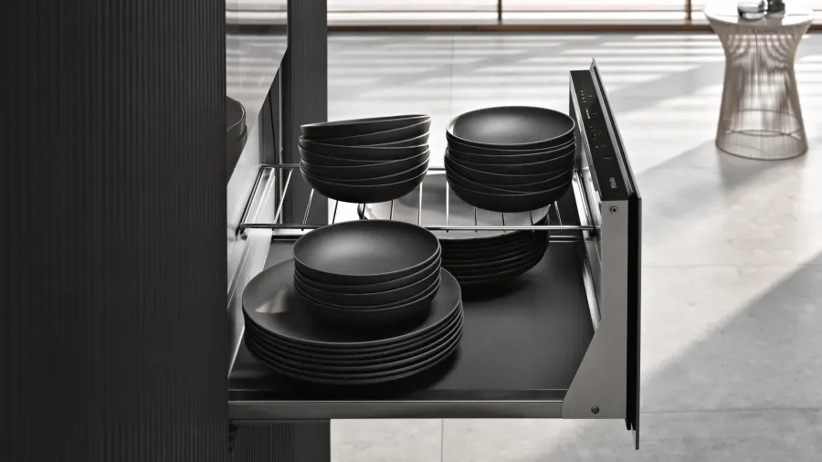 Miele ESW 7020 Obsidiánová čierna, matná – detail