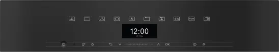 Miele DGC 7450 Obsidiánová čierna – ovládací panel