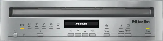 Miele G 5740 SCi SL Nerezová oceľ/CleanSteel – ovládací panel