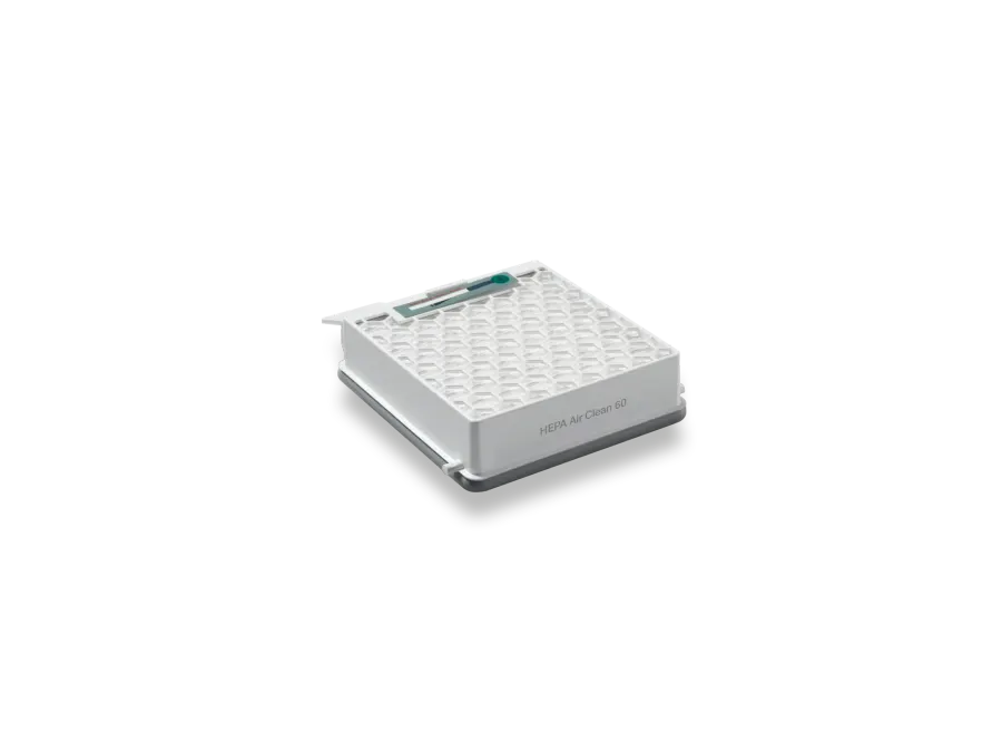 Miele Filter HEPA AirClean s indikáciou výmeny filtra Timestrip® – detail Miele Filter HEPA AirClean s indikáciou výmeny filtra Timestrip® – detail