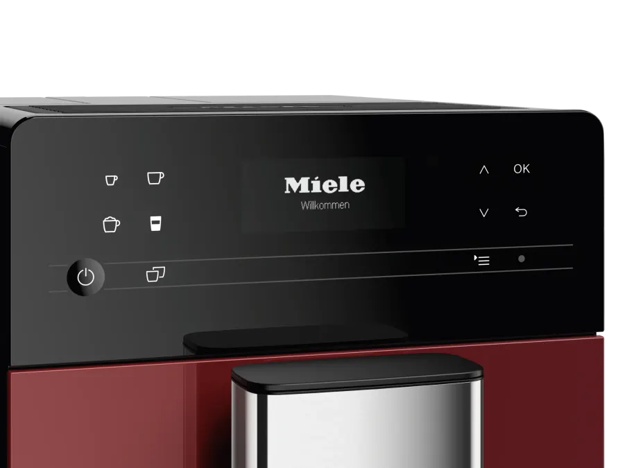 Miele CM 5310 Silence Tayberry červená – detail