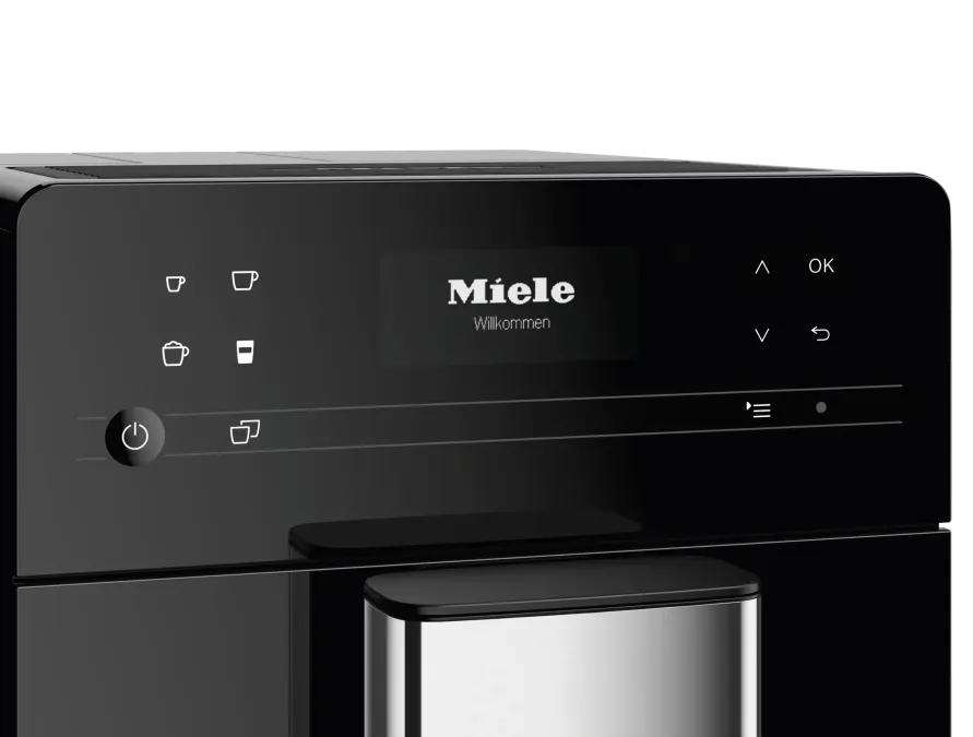 Miele CM 5310 Silence Obsidiánová čierna – detail
