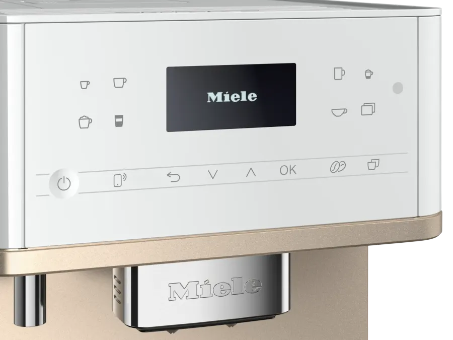 Miele CM 6360 MilkPerfection Lotosová biela CM – detail