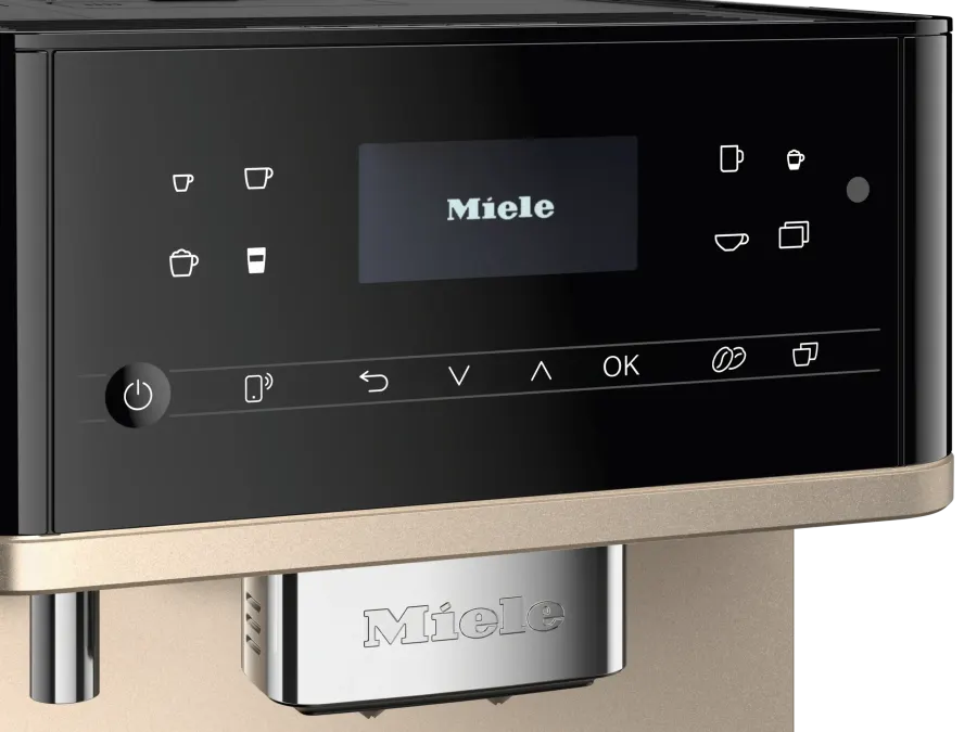 Miele CM 6360 MilkPerfection Obsidiánová čierna CM – detail