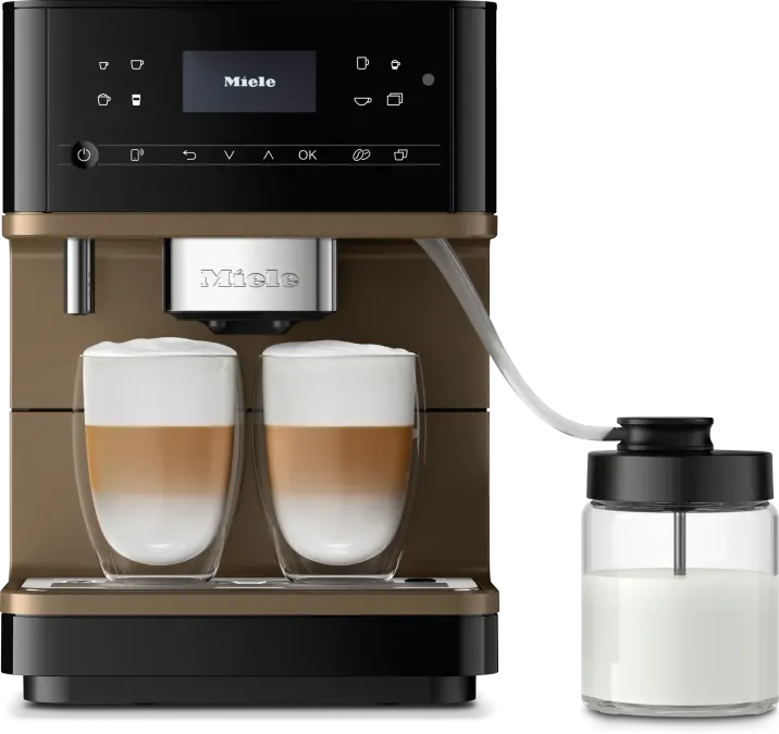 Miele CM 6360 MilkPerfection Obsidiánová čierna. BronzováPF