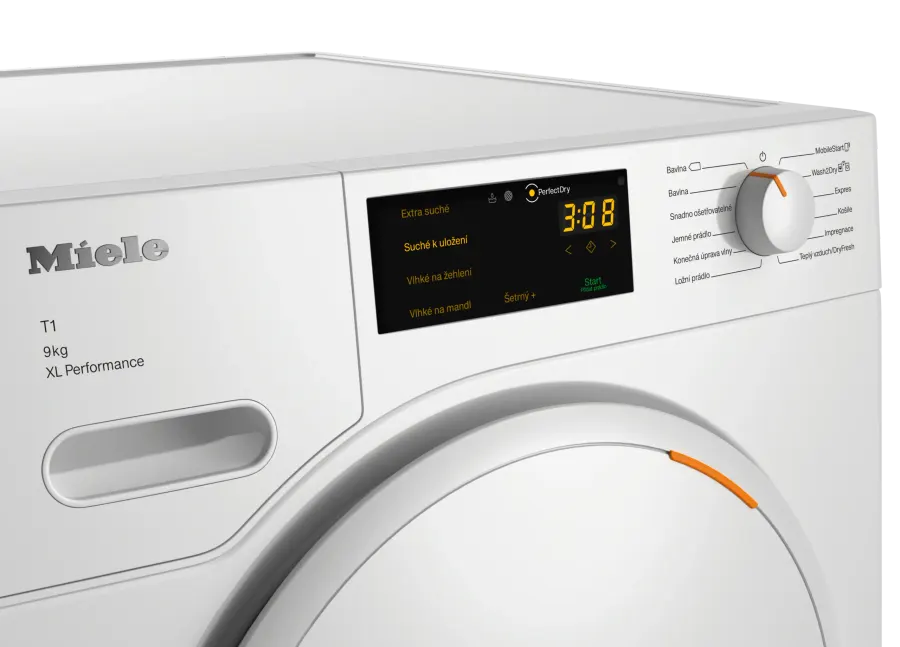 Miele TWC 364 WP 9kg Lotosová biela – detail