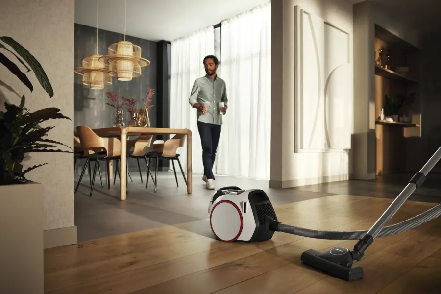 Miele Boost CX1 PowerLine Lotosová biela v interiéri – foto 6