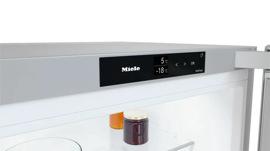 Miele KFN 4397 CD Nerezový vzhľad – ovládací panel