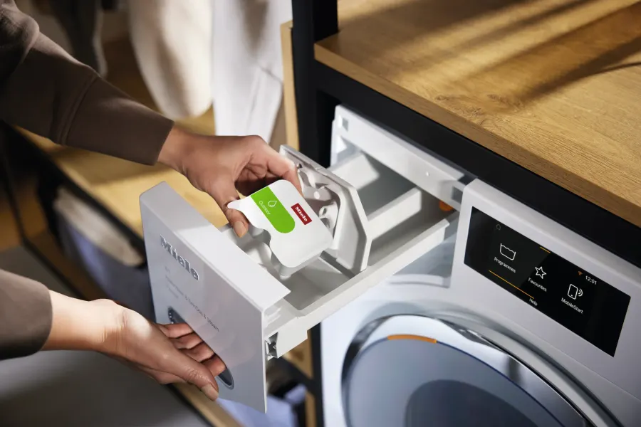 Miele Kapsuly Outdoor v interiéri
