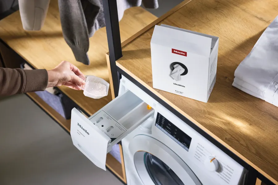 Miele UltraWhite - univerzálny (práškový) prací prostriedok 2,7 kg – detail
