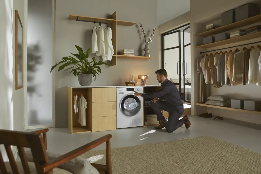 Miele TWL 680 WP Steam&9kg Lotosová biela v interiéri – foto 5
