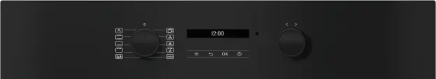 Miele H 2841 B Nerezová oceľ/čistá oceľ – ovládací panel