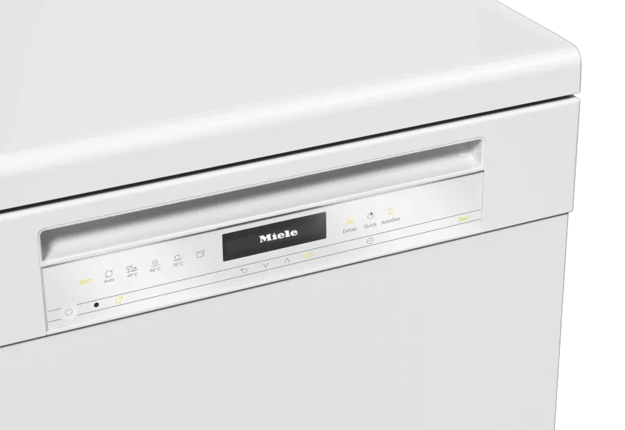 Miele G 7600 SC AutoDos Žiarivo biela – ovládací panel