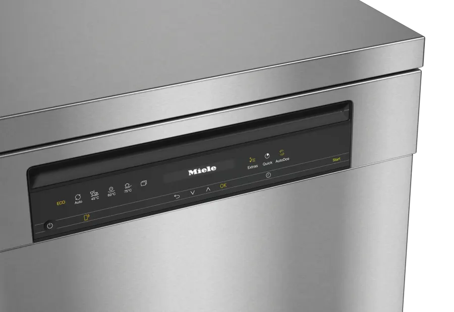 Miele G 7600 SC AutoDos Nerezová oceľ/CleanSteel – ovládací panel