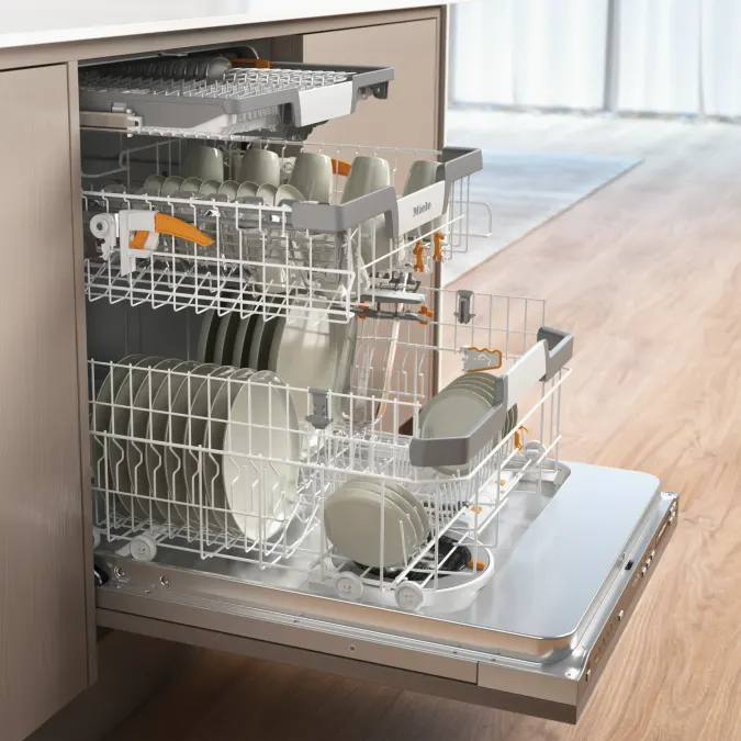 Miele G 7080 SCVi AutoDos Nerezová oceľ – detail