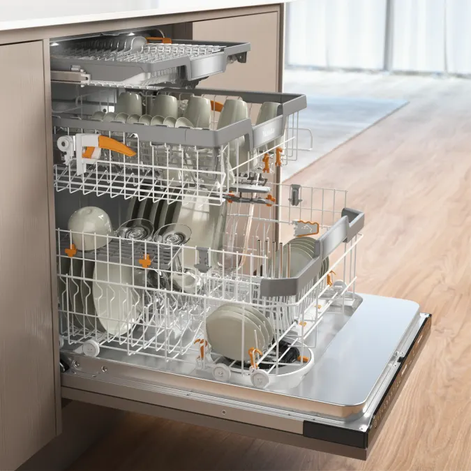 Miele G 7790 SCVi AutoDos K2O Obsidiánová čierna – detail