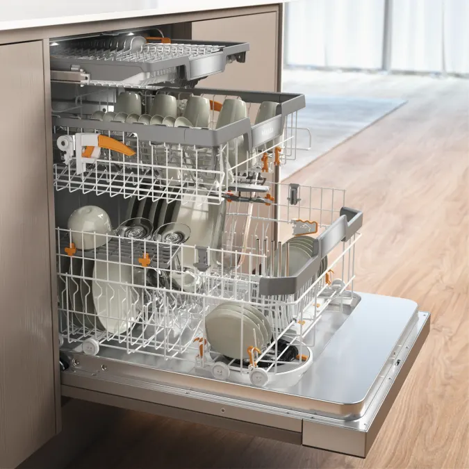Miele G 7710 SCi AutoDos Obsidiánová čierna – detail