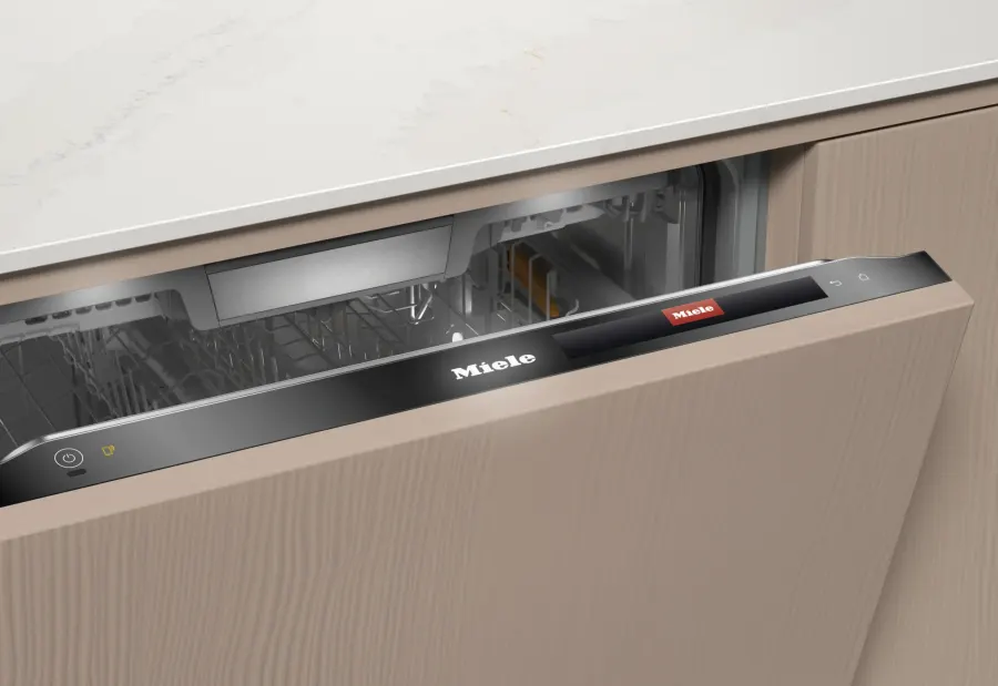 Miele G 7985 SCVi XXL AutoDos K2O CleanSteel/obsidiánová čierna – ovládací panel