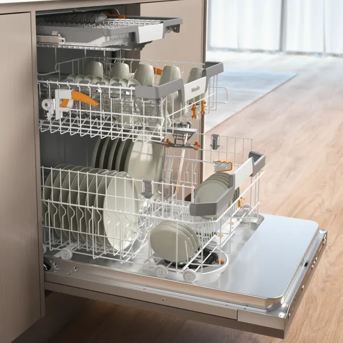 Miele G 7085 SCVi XXL AutoDos Nerezová oceľ – detail