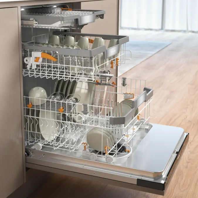Miele G 7795 SCVi XXL AutoDos K2O Obsidiánová čierna – ovládací panel – foto 3