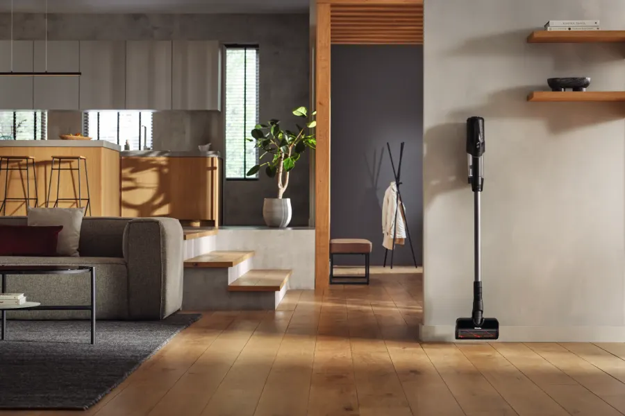 Miele Duoflex HX1 Cat & Dog Obsidiánová čierna v interiéri Miele Duoflex HX1 Cat & Dog Obsidiánová čierna v interiéri