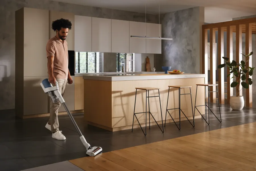 Miele Duoflex HX1 Nordic modrá v interiéri – foto 5