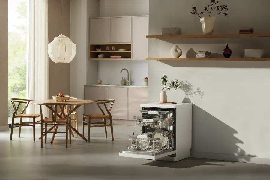 Miele G 7130 SC AutoDos Žiarivo biela v interiéri – foto 6