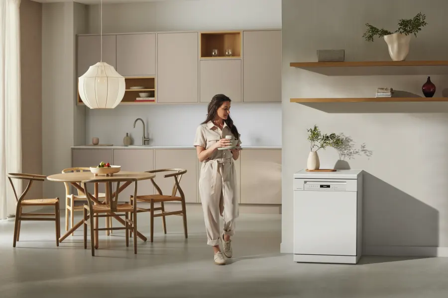 Miele G 7600 SC AutoDos Žiarivo biela v interiéri – foto 6