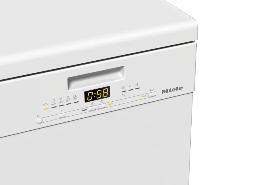 Miele G 5540 SC SL Active Žiarivo biela – ovládací panel