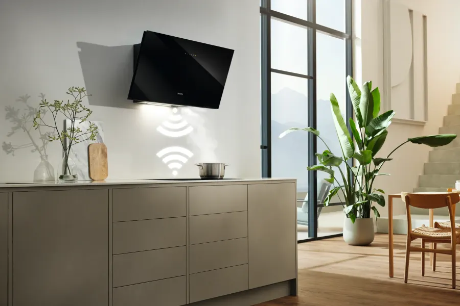 Miele DAH 2960 Escala Obsidiánová čierna v interiéri