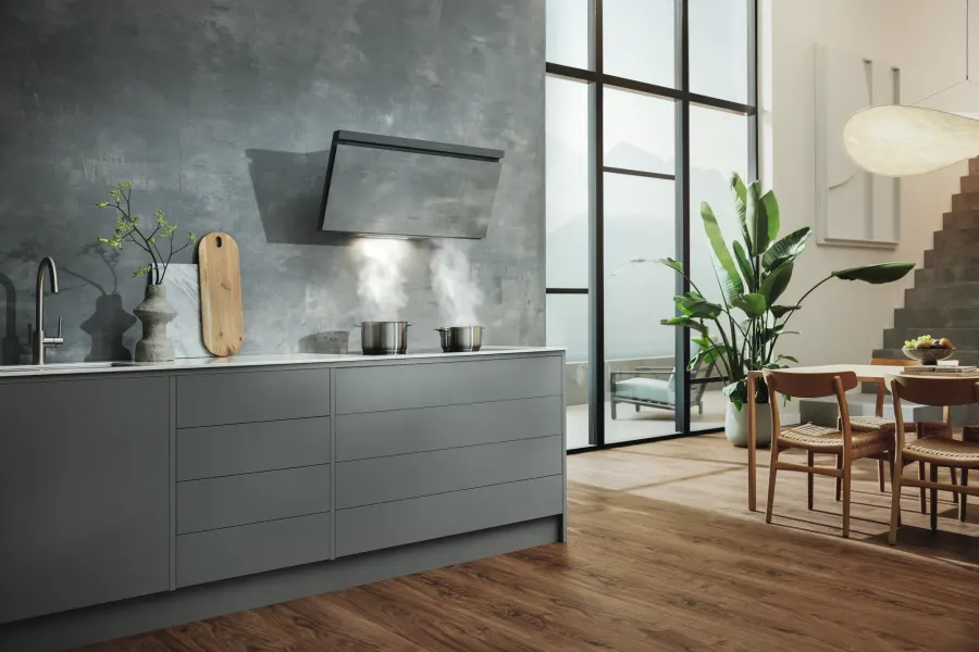 Miele DAH 4970 Sienna Vzhľad betónu v interiéri