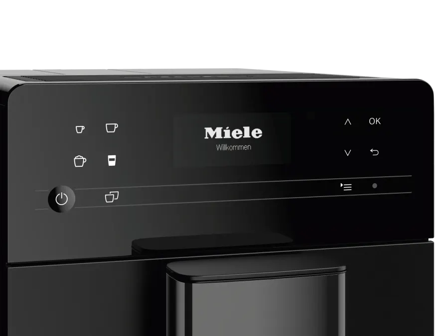 Miele CM 5510 Obsidiánová čierna, matná – detail