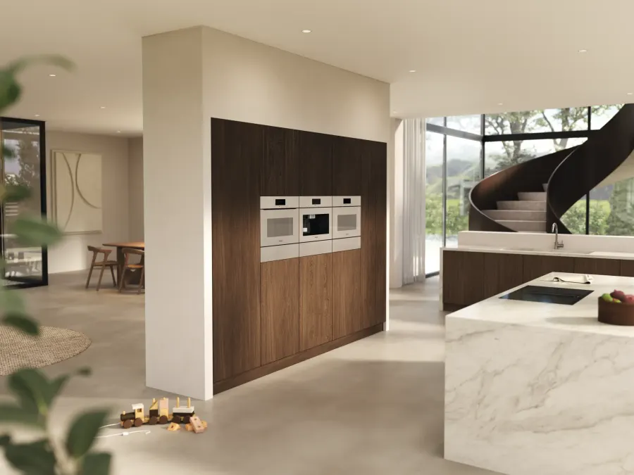Miele ESW 7010 Perleťová béžová v interiéri