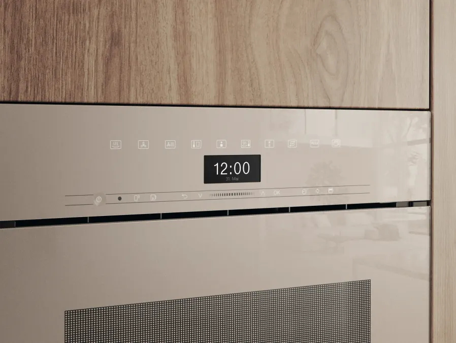 Miele DGC 7460 HCX Pro Perleťová béžová – ovládací panel