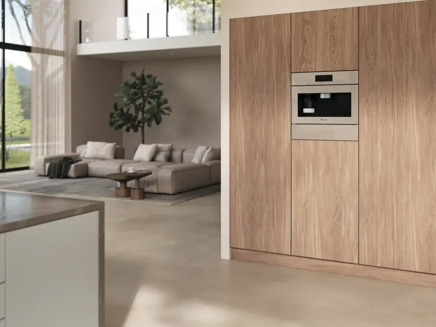Miele CVA 7845 Perleťová béžová v interiéri