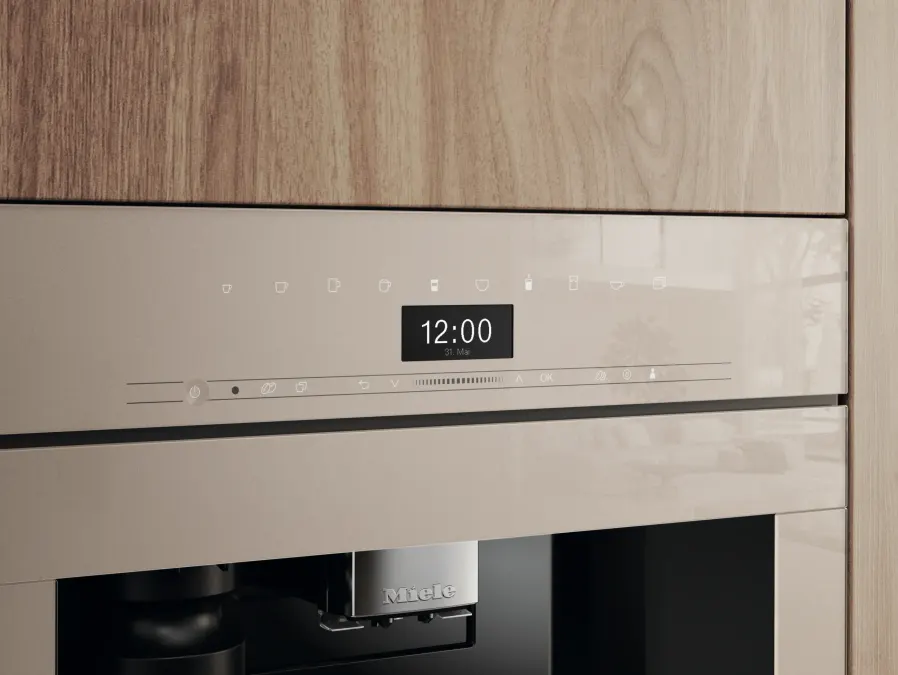 Miele CVA 7440 Perleťová béžová – ovládací panel