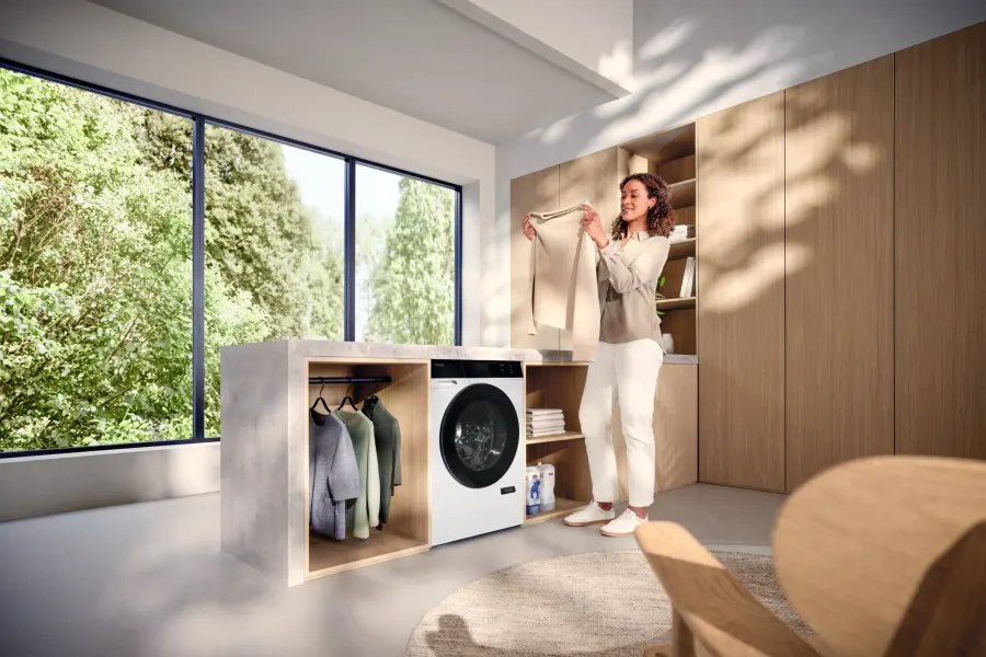 Set Miele WQ 1200 WPS Nova Edition + Miele TQ 1000 WP Nova Edition v interiéri