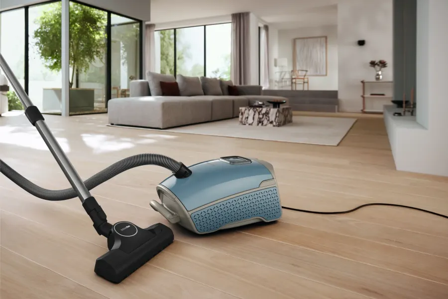 Miele Guard L1 Nordic modrá v interiéri