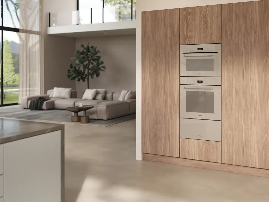 Miele H 7440 BM Perleťová béžová v interiéri