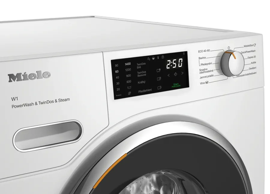 Miele WWG 880 WCS PWash&TDos&Steam – ovládací panel